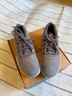 Allbirds Gray Wool Lace-Up Sneakers